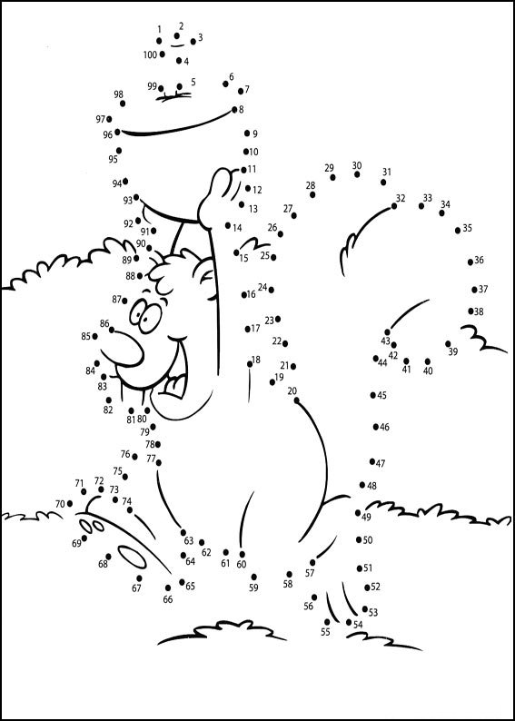 Coloriage Jeu de points à relier numéro 113 - Points a relier à imprimer