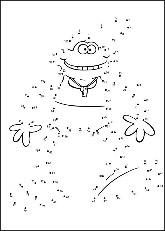 Coloriage Jeu de points à relier numéro 82 - Points a relier à imprimer