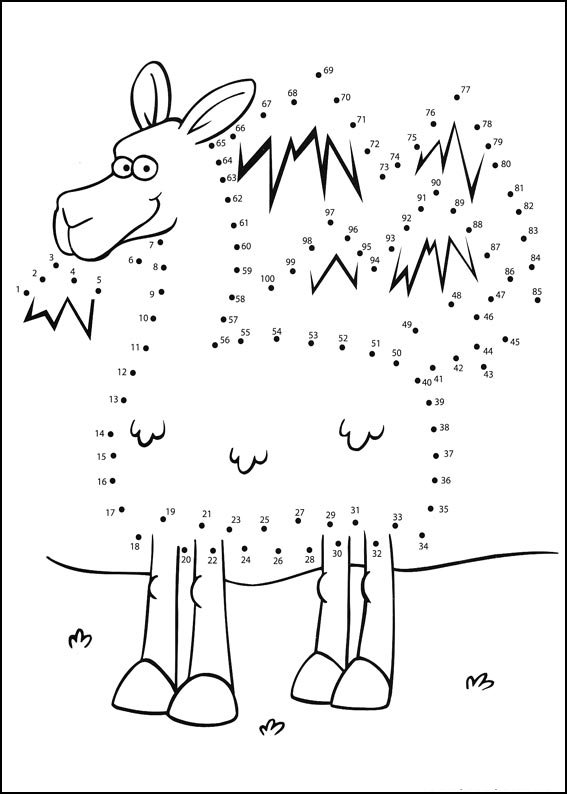 Coloriage Points a relier