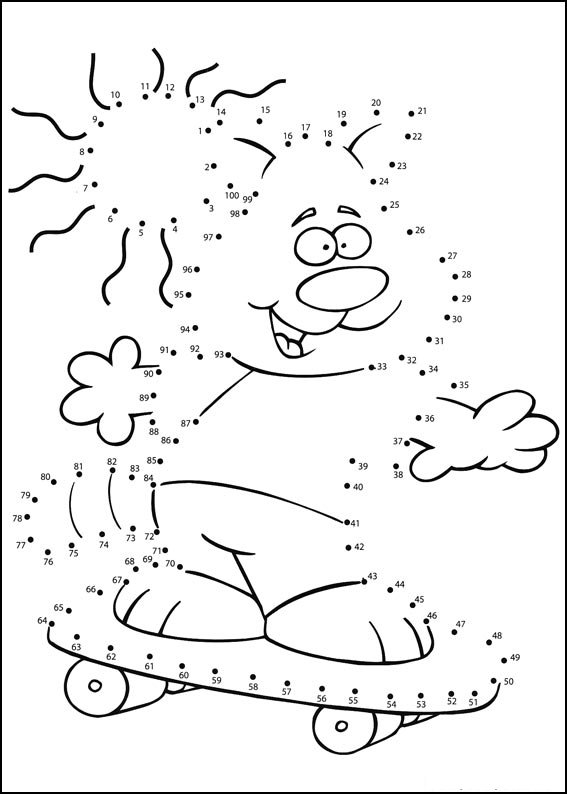 Coloriage Points à relier et créer le dessin 29 - Points a relier à imprimer
