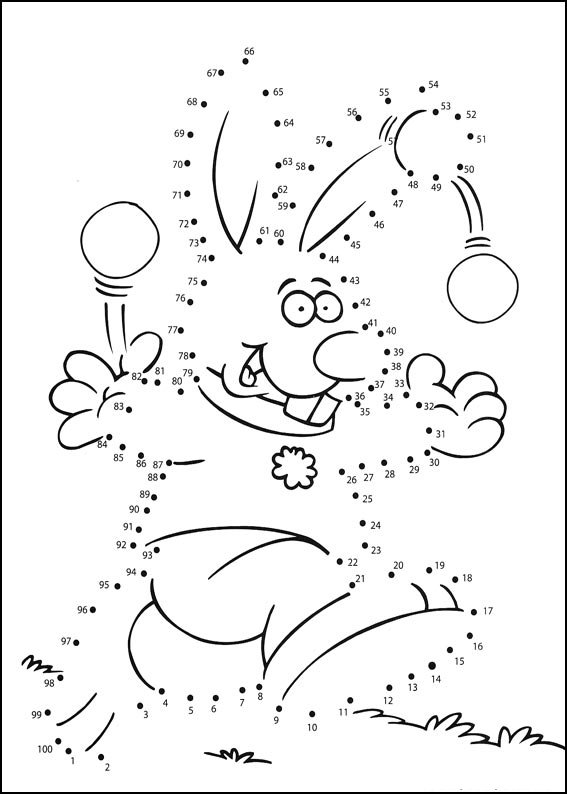 Coloriage Jeu de points à relier 79 - Points a relier à imprimer