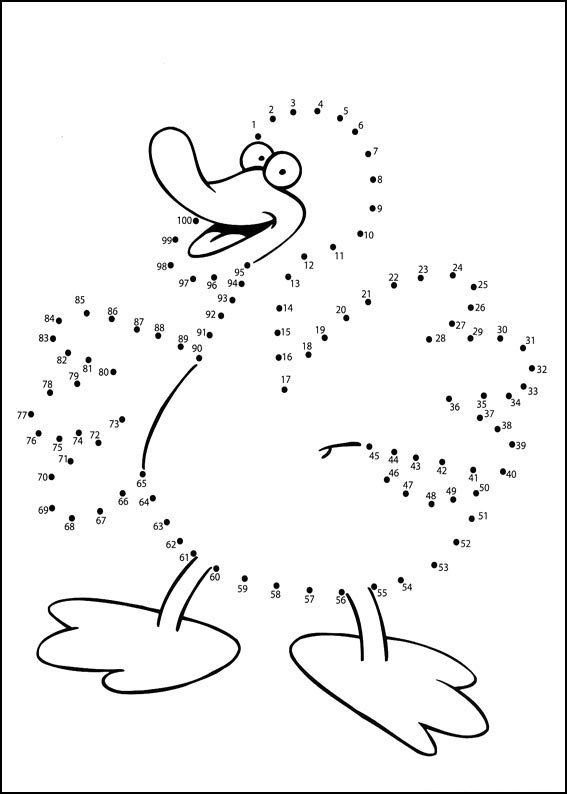 Coloriage Jeu de points à relier numéro 86 - Points a relier à imprimer