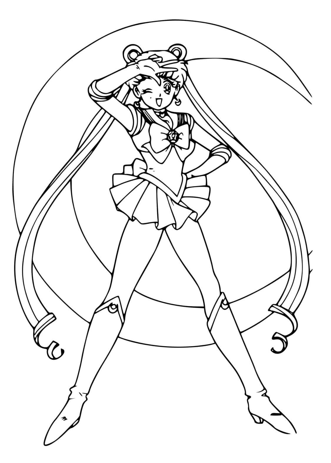 Coloriage Sailor moon