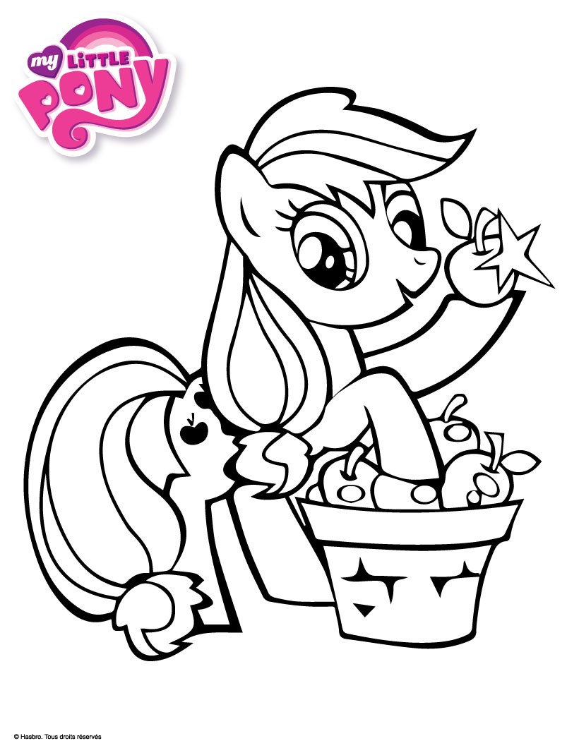 Coloriage My little pony