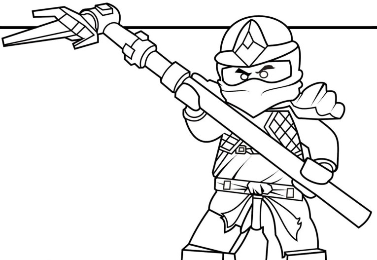 Coloriage Maître Ninja Ninjago Légendaire - Ninjago à imprimer