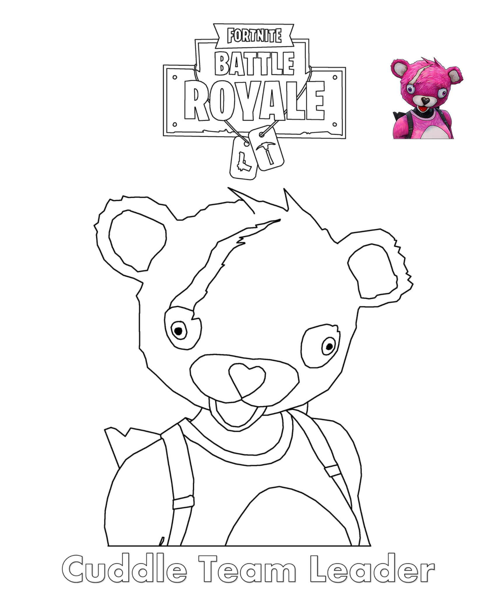 Coloriage Fortnite