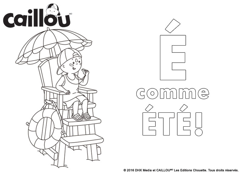 Coloriage Caillou