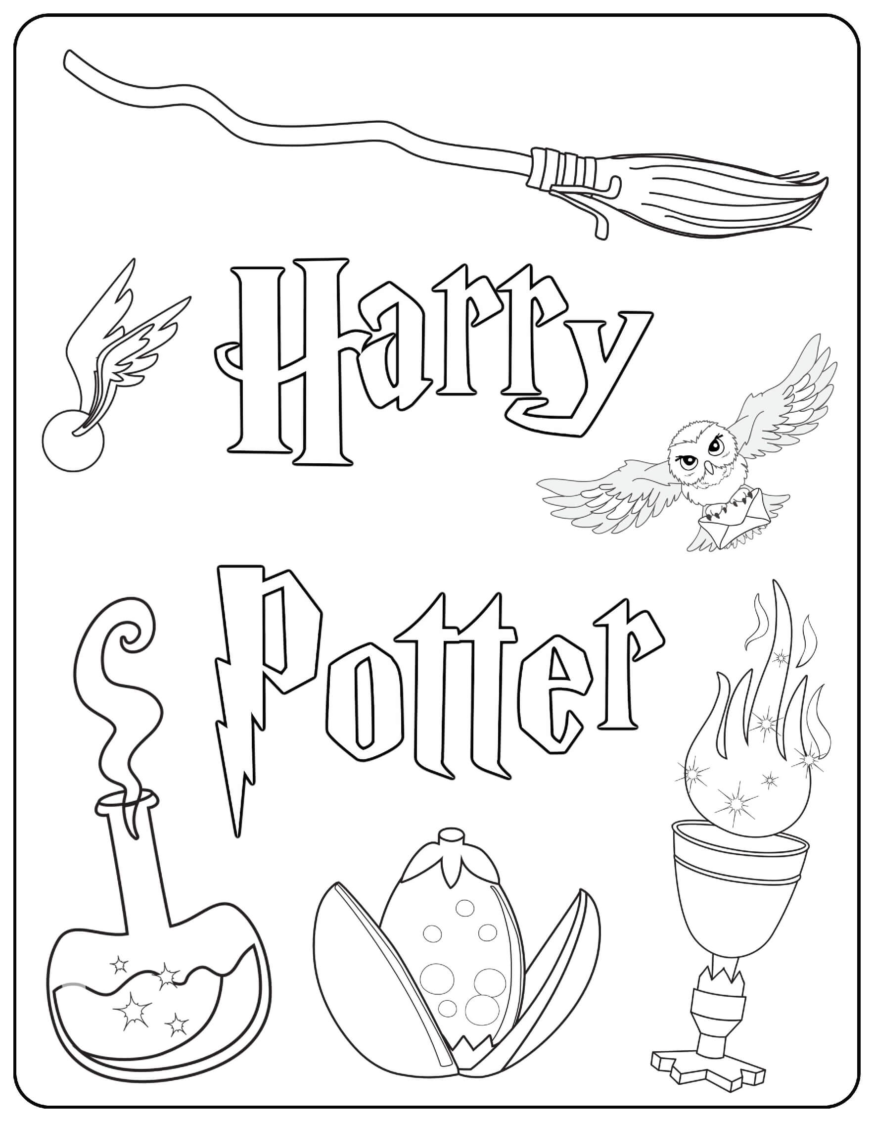 Coloriage Harry potter