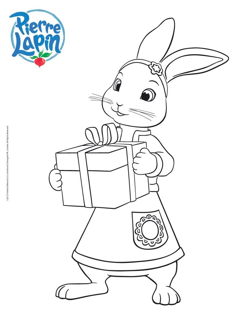 Coloriage Pierre lapin