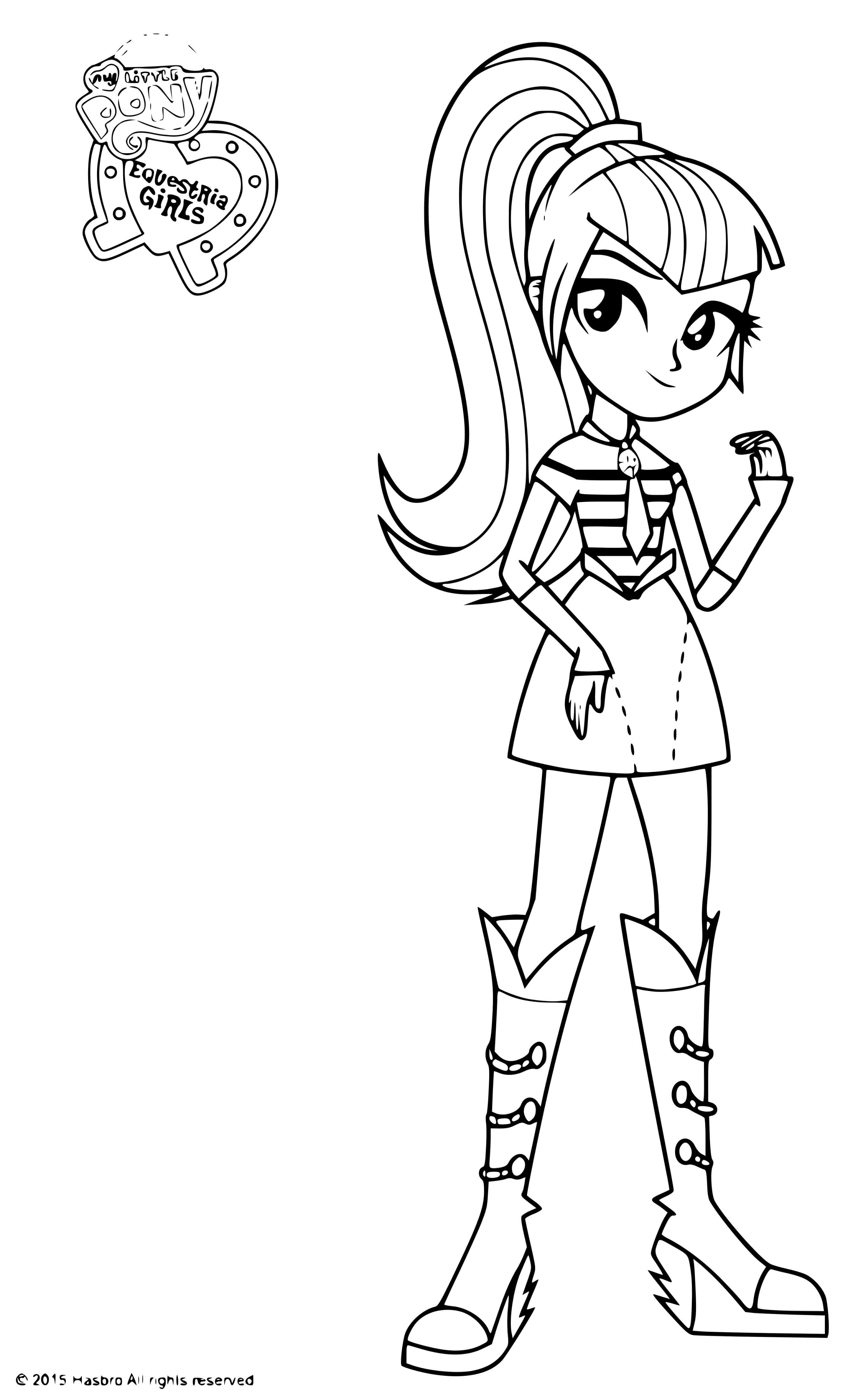 Coloriage Equestria girls