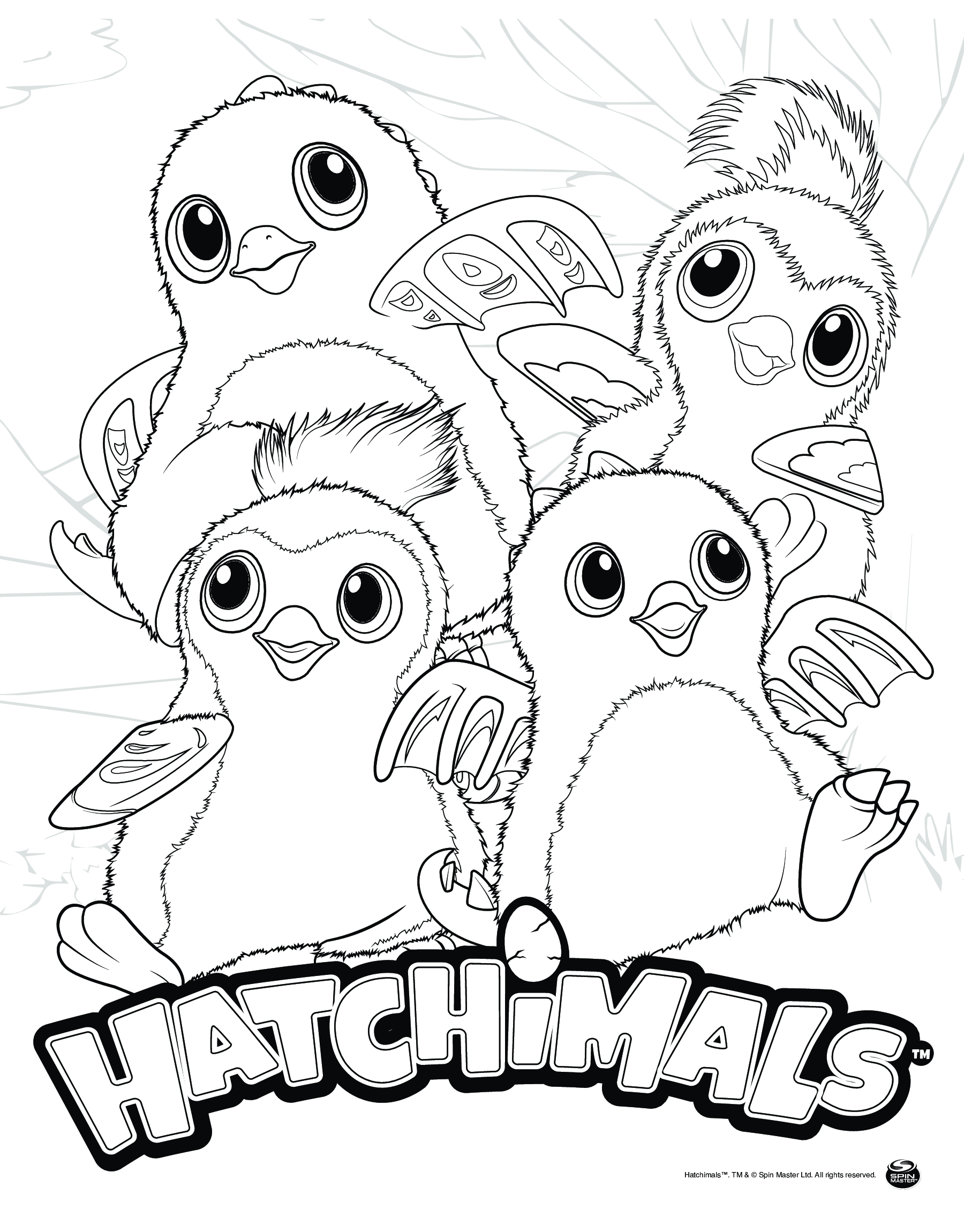 Coloriage Hatchimals