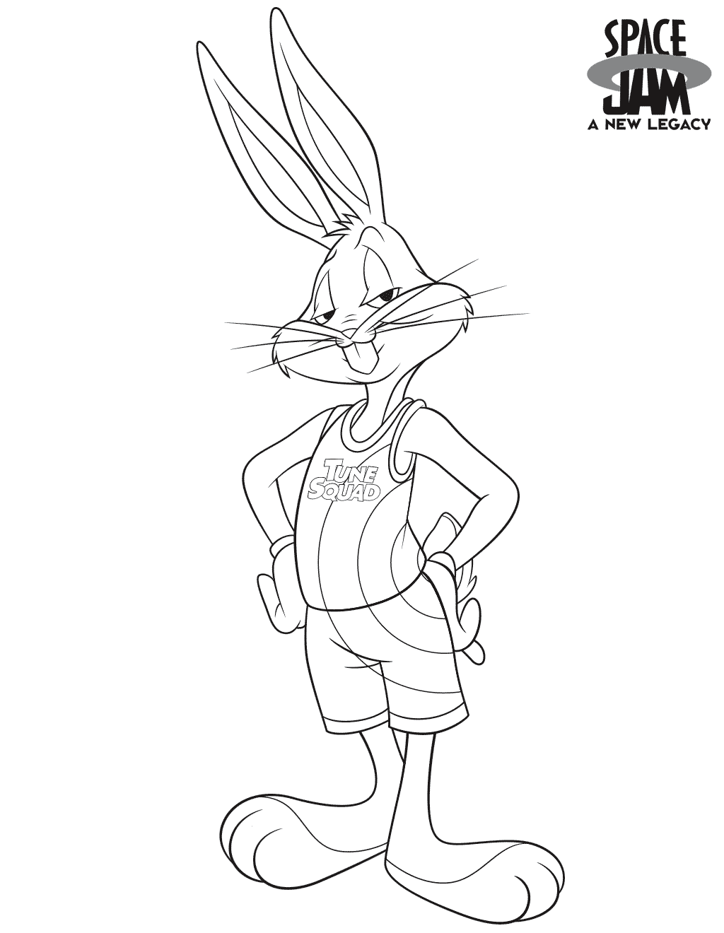 Coloriage Space jam