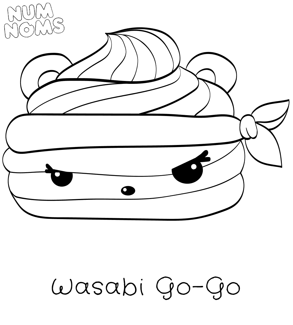 Coloriage Num noms
