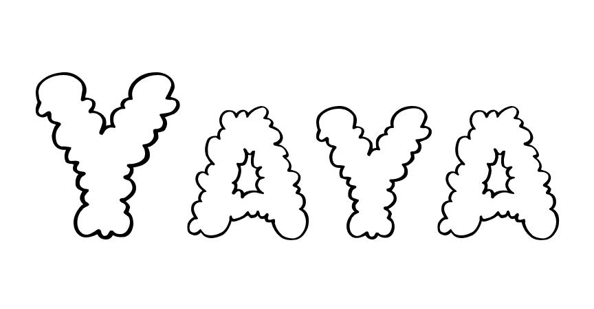 Coloriage Yaya - Prénom à imprimer