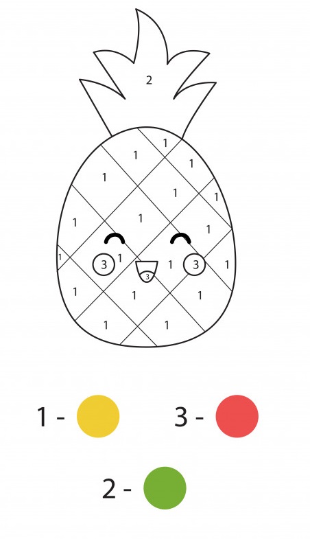 Coloriage Ananas