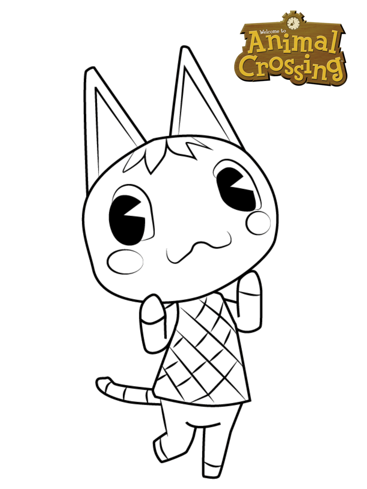 Coloriage Animal crossing