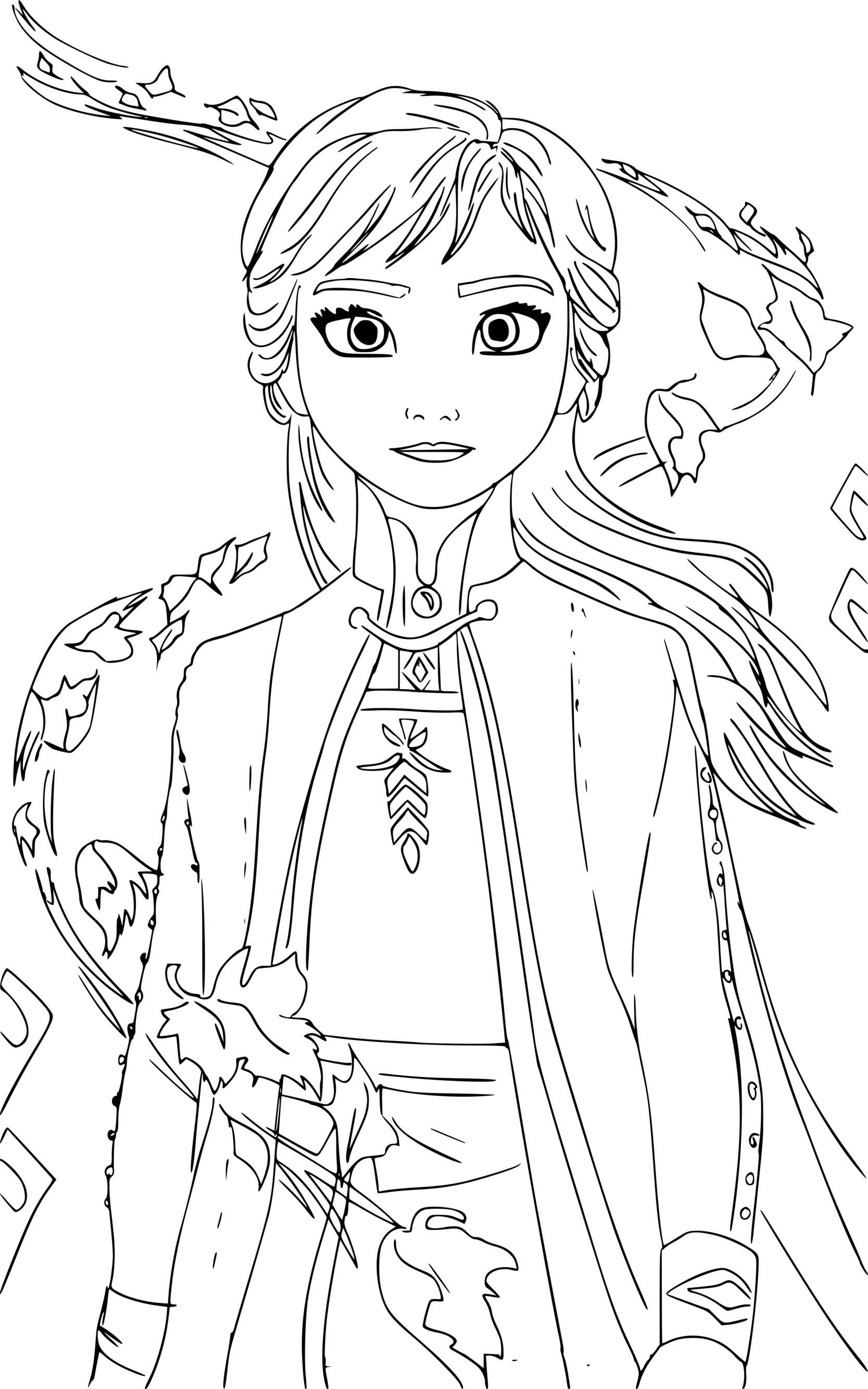 Coloriage La Reine des neiges 2