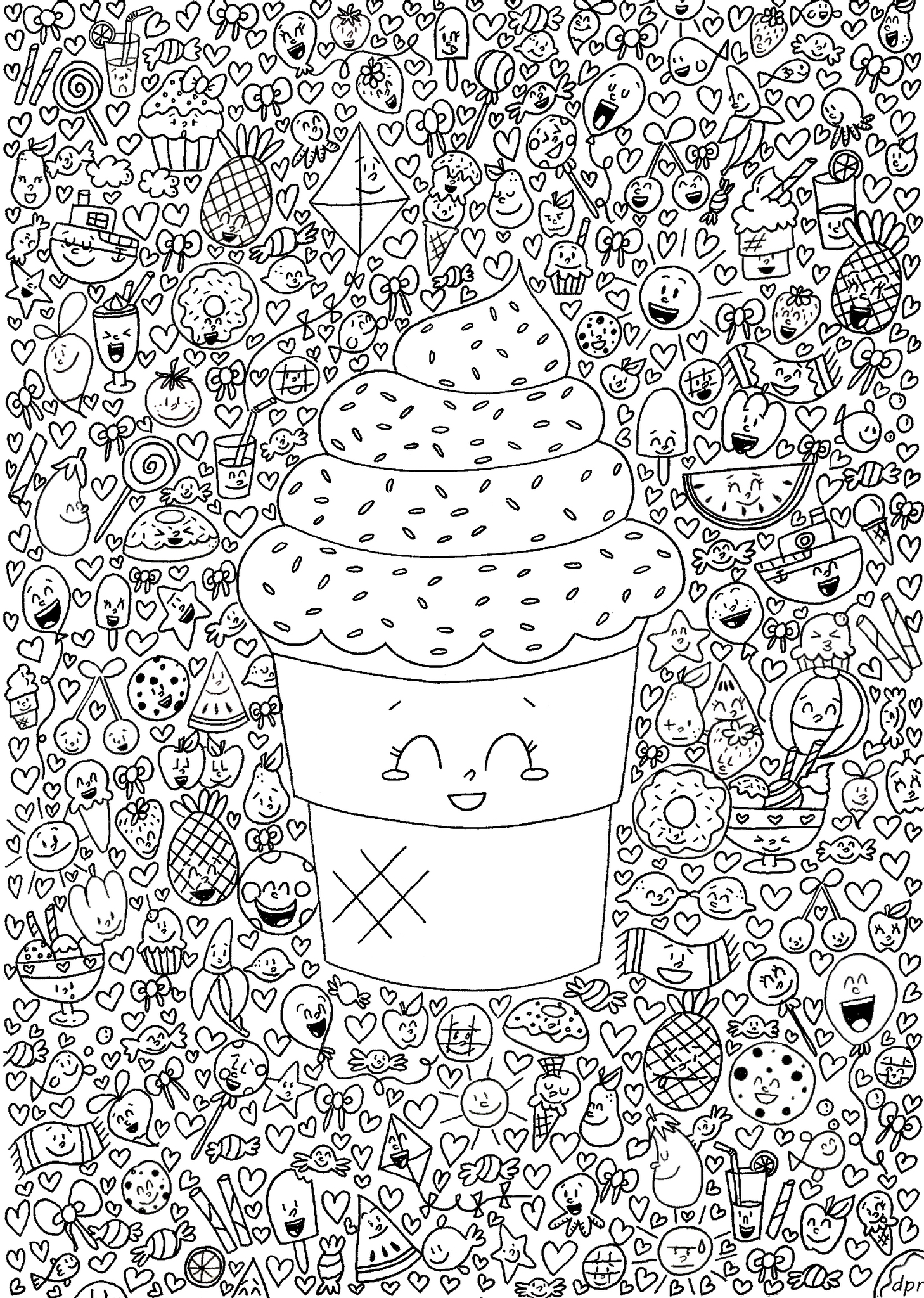 Coloriage Art Thérapie 5 - Art therapie à imprimer
