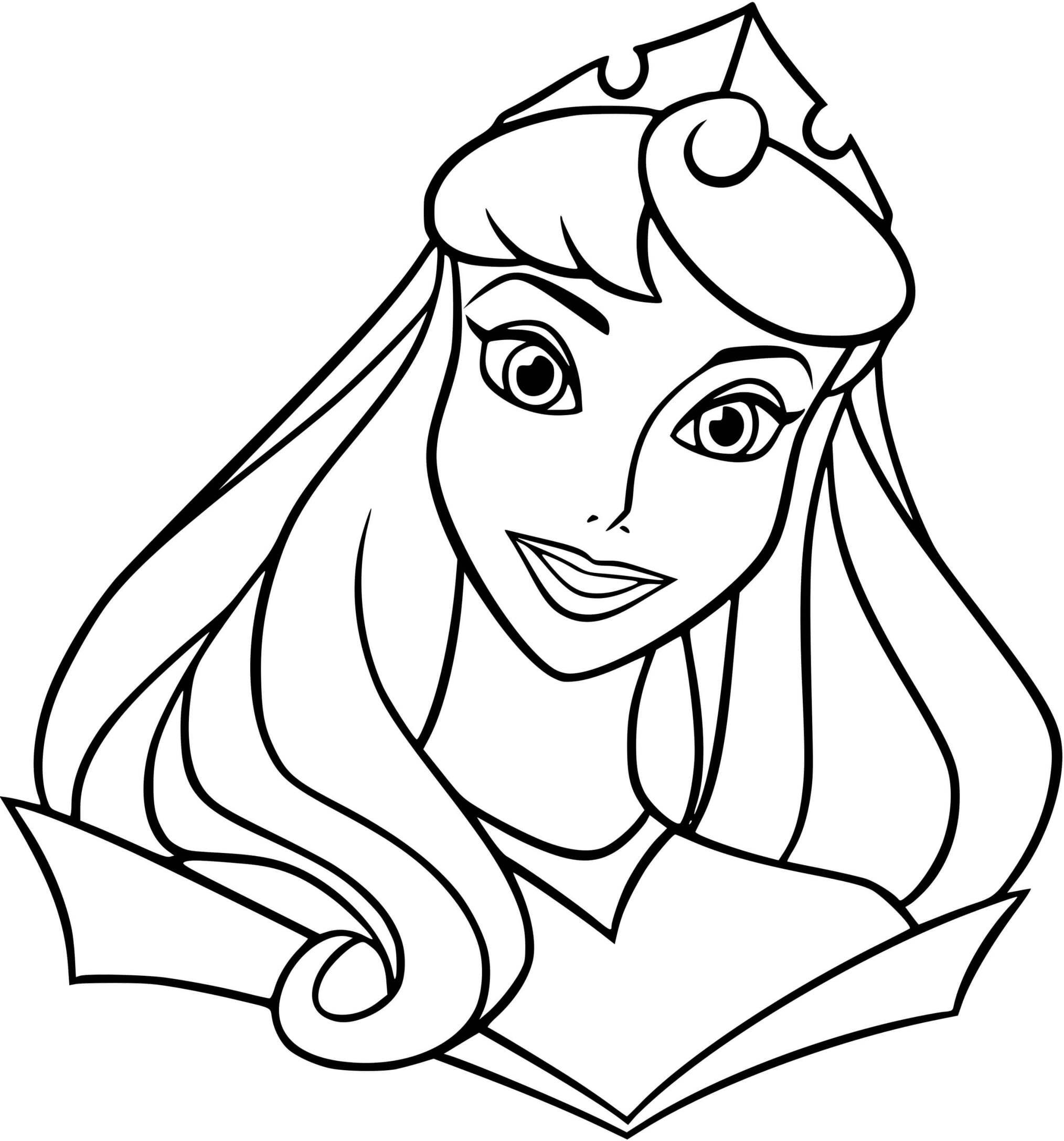 Coloriage Aurora - Princesse à imprimer