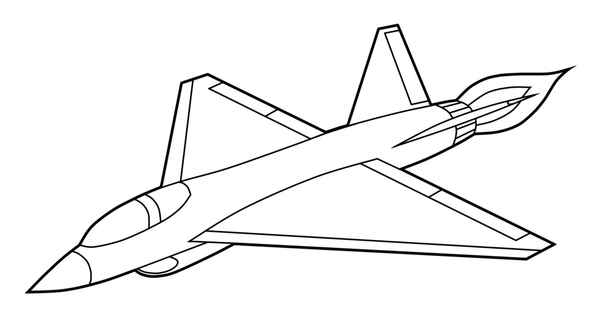 Coloriage Avion