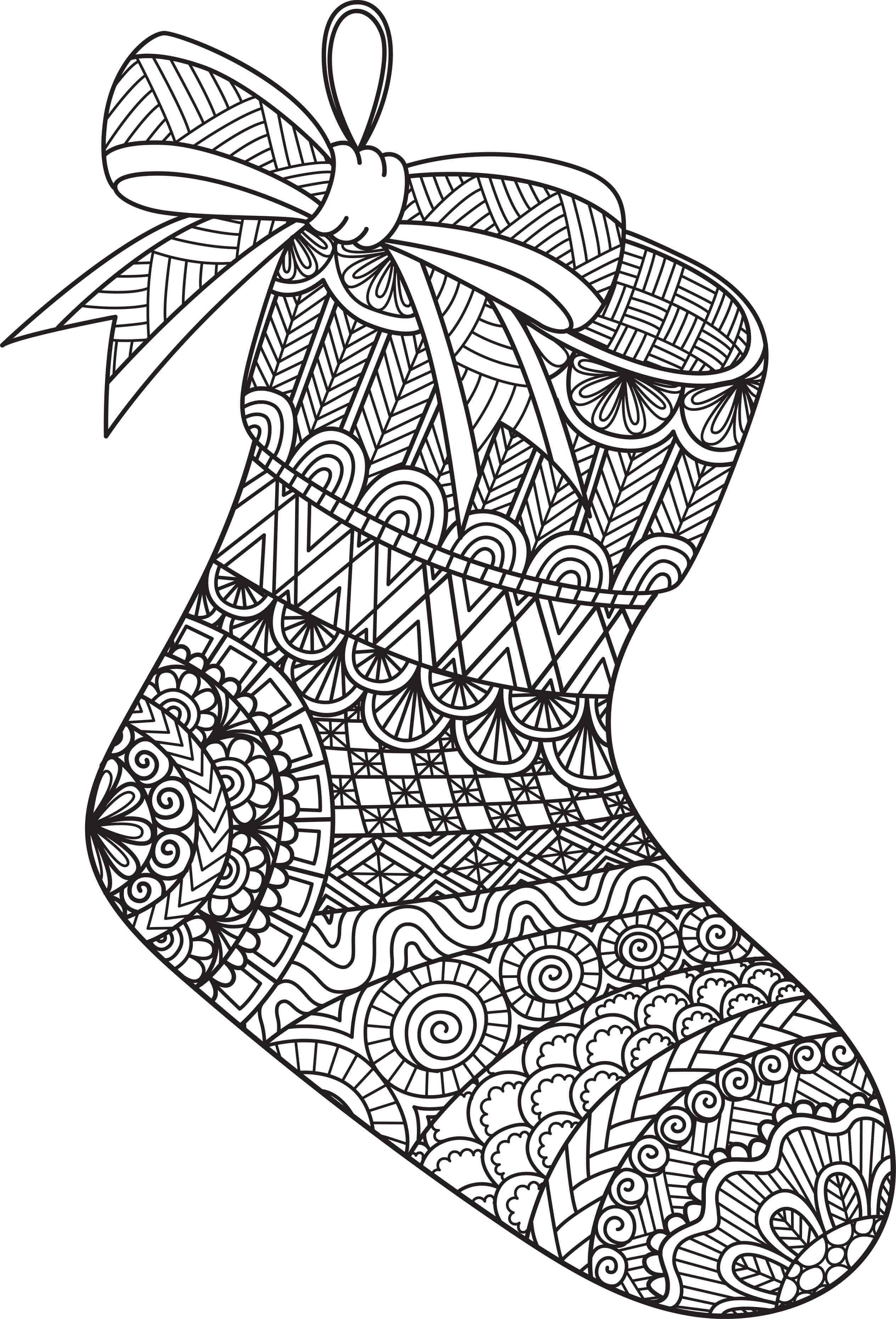 Coloriage Mandala de Noël