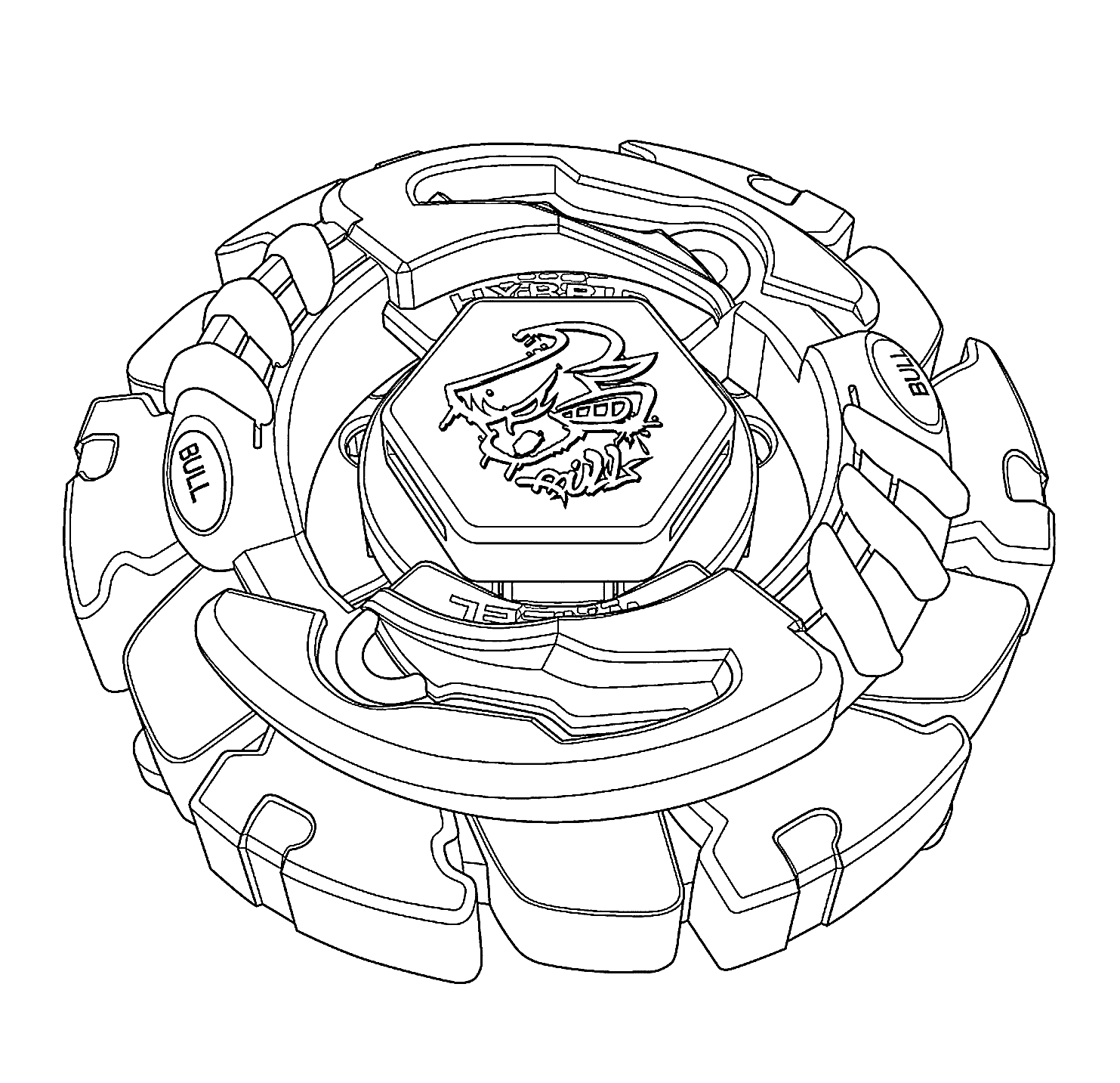 Coloriage Beyblade