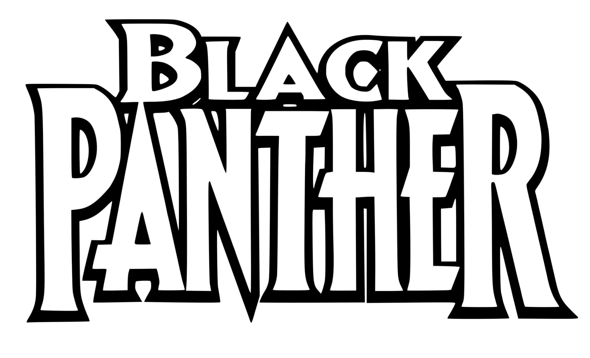 Coloriage Black panther