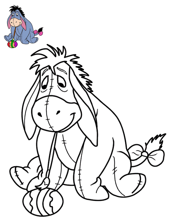 Coloriage Pâques Disney