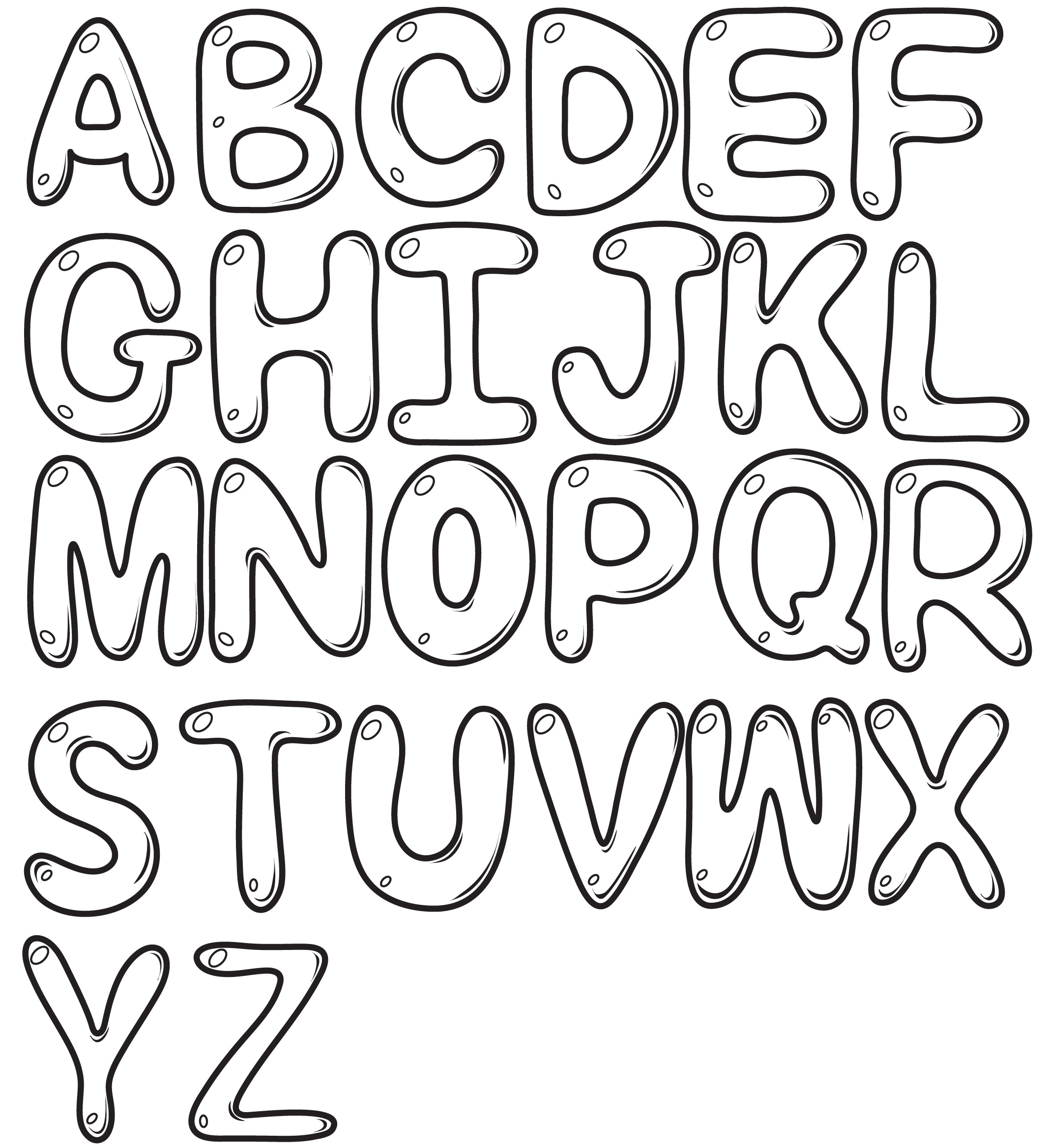 Coloriage Alphabet