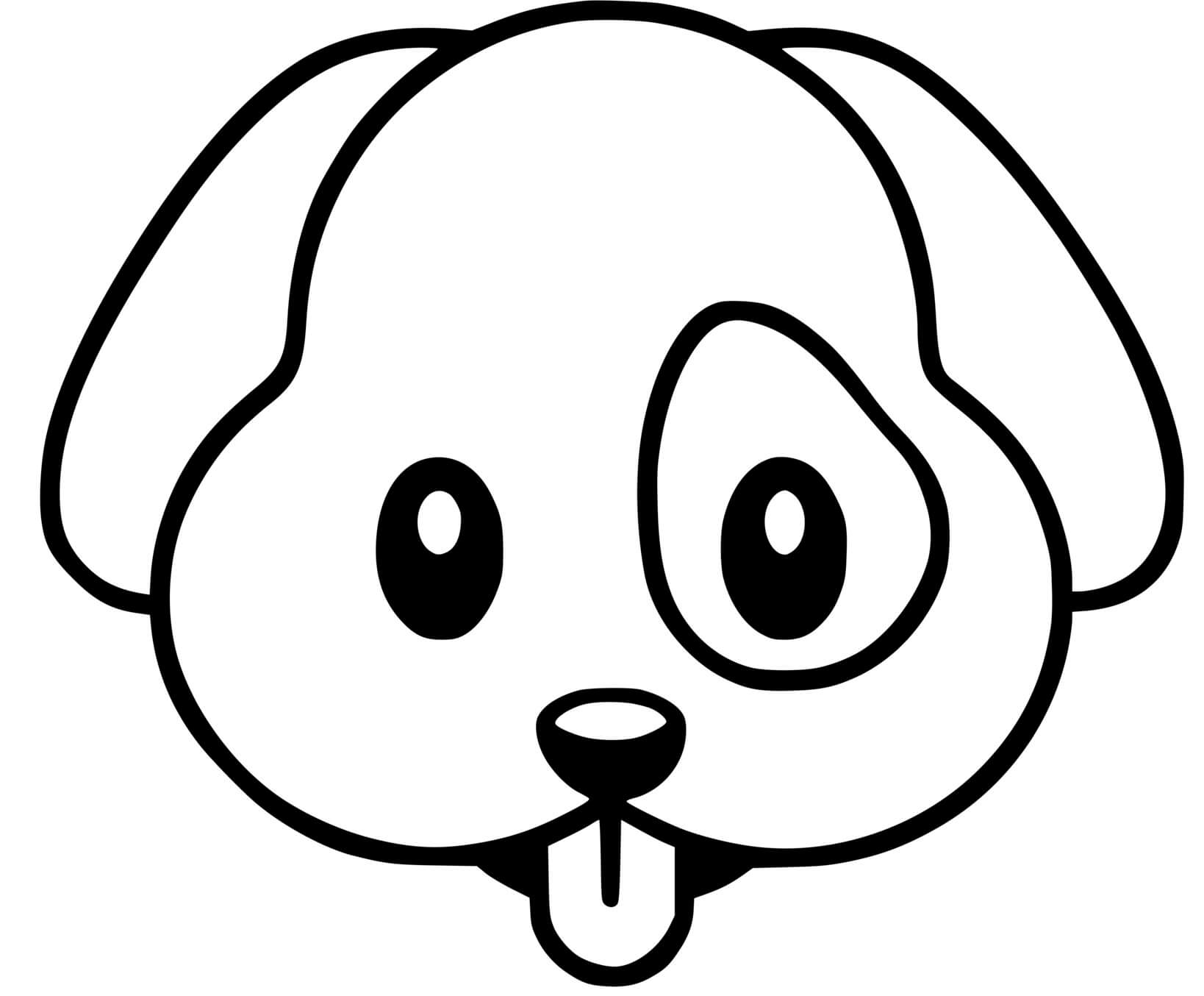 Coloriage Chien Kawaii - Kawaii à imprimer