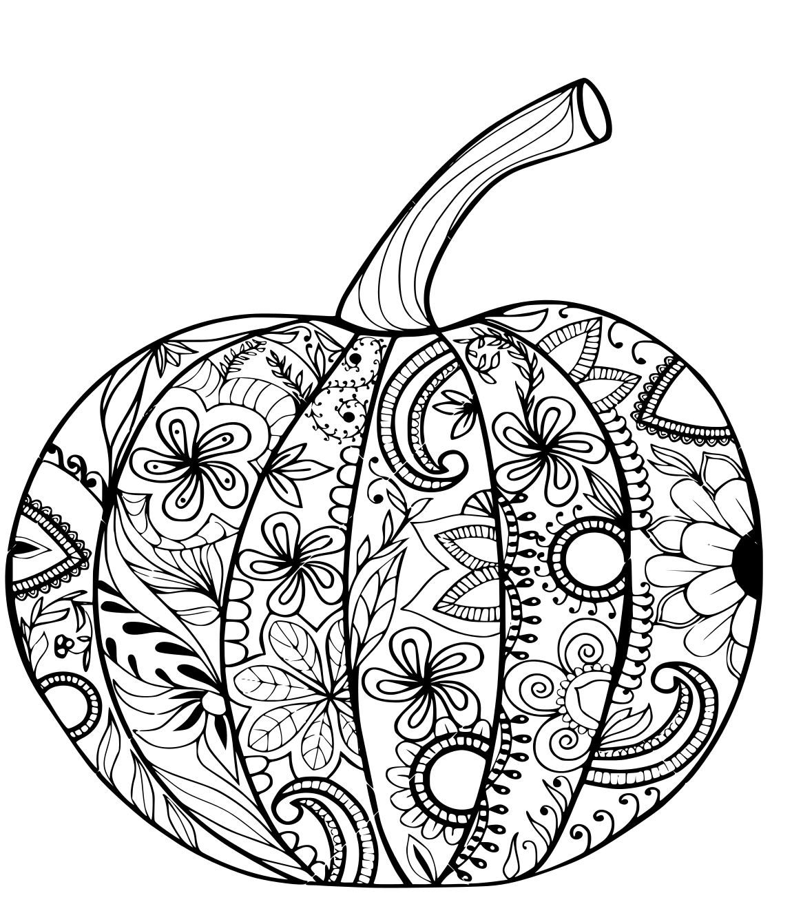 Coloriage Halloween citrouille
