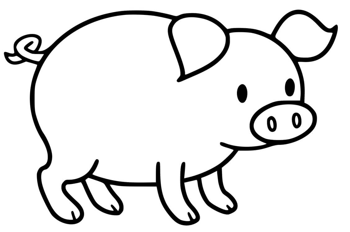 Coloriage Cochon