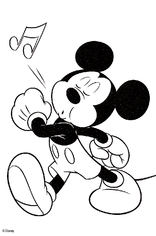 Coloriage Mickey