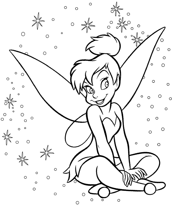Coloriage Fée
