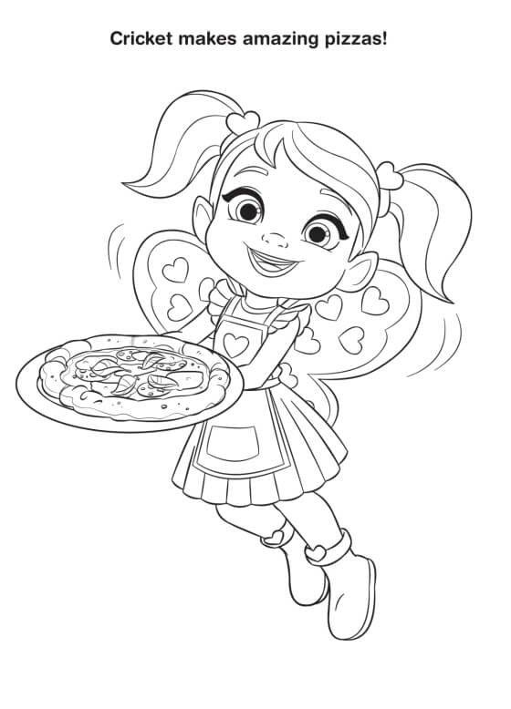 Coloriage Butterbean's Café enchanté