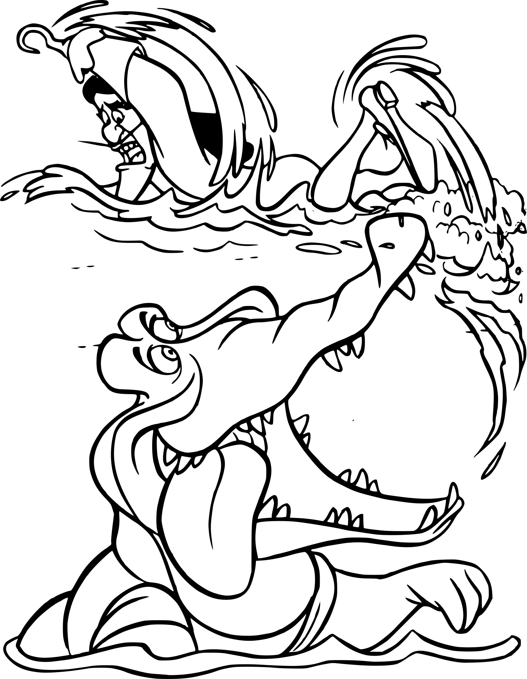 Coloriage Crocodile