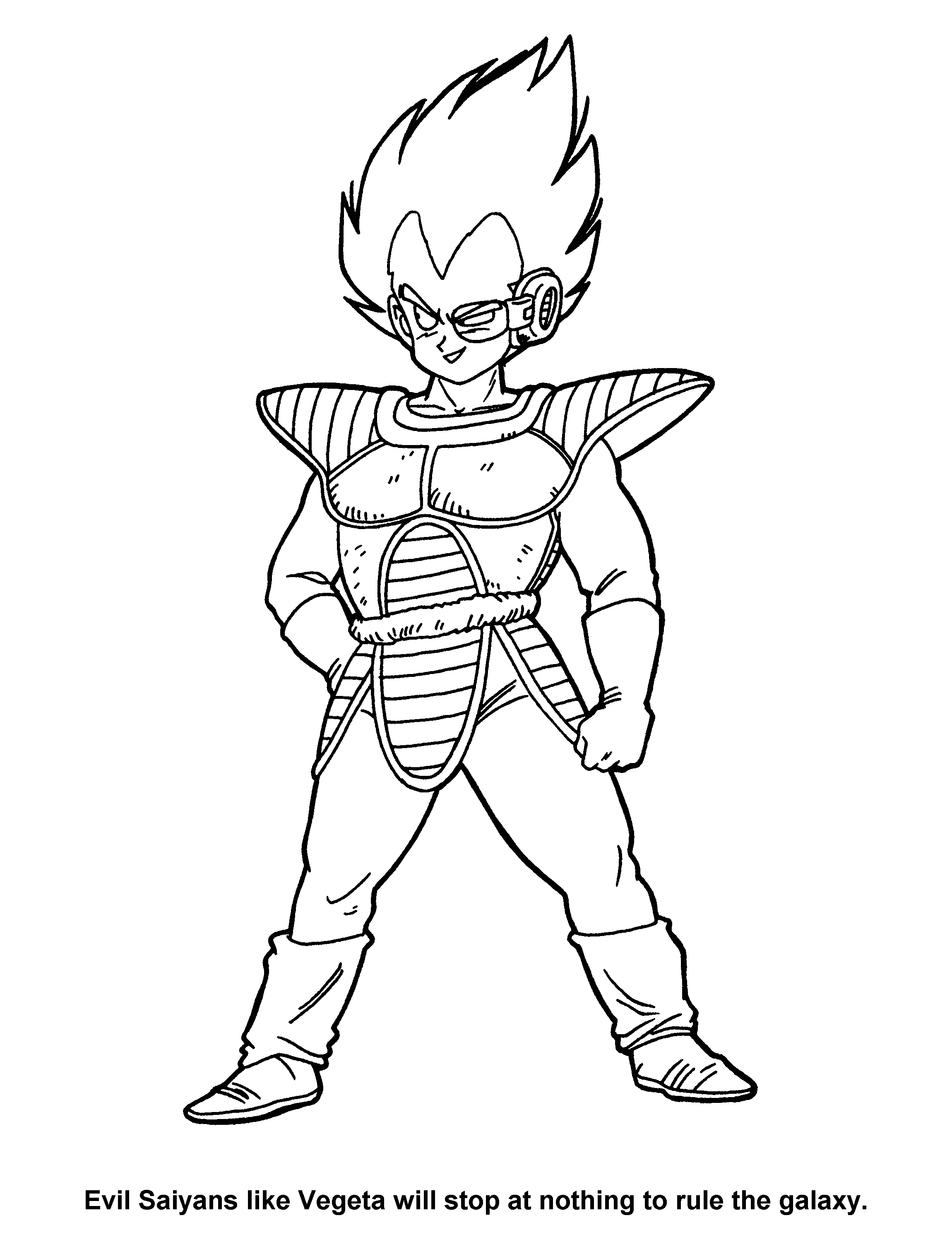 Coloriage Goku en pleine transformation Super Saiyen - Dragon ball z à imprimer