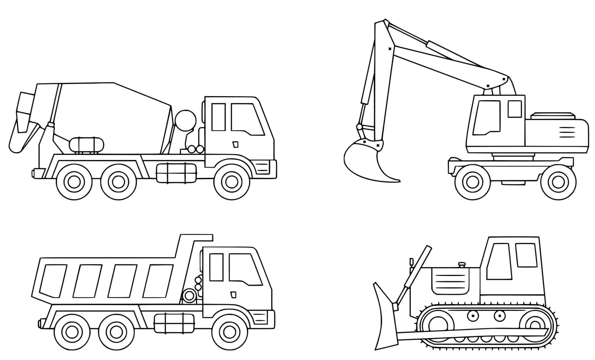 Coloriage Chantier