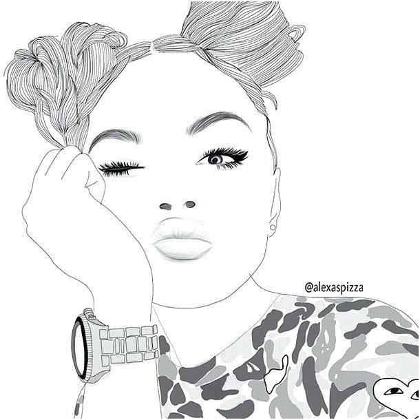 Coloriage Fille ado