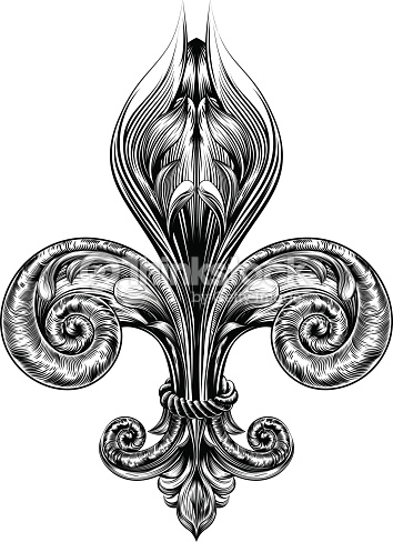 Coloriage Fleur de lys