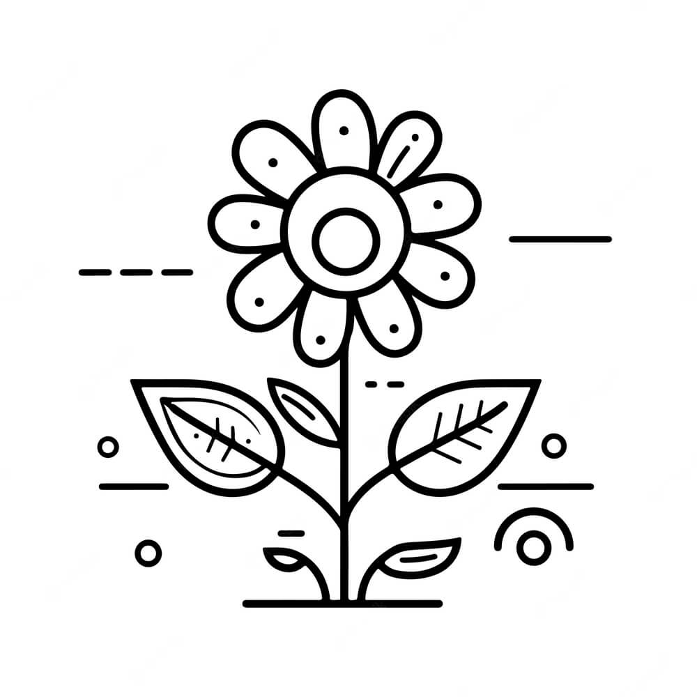 Coloriage Fleurs