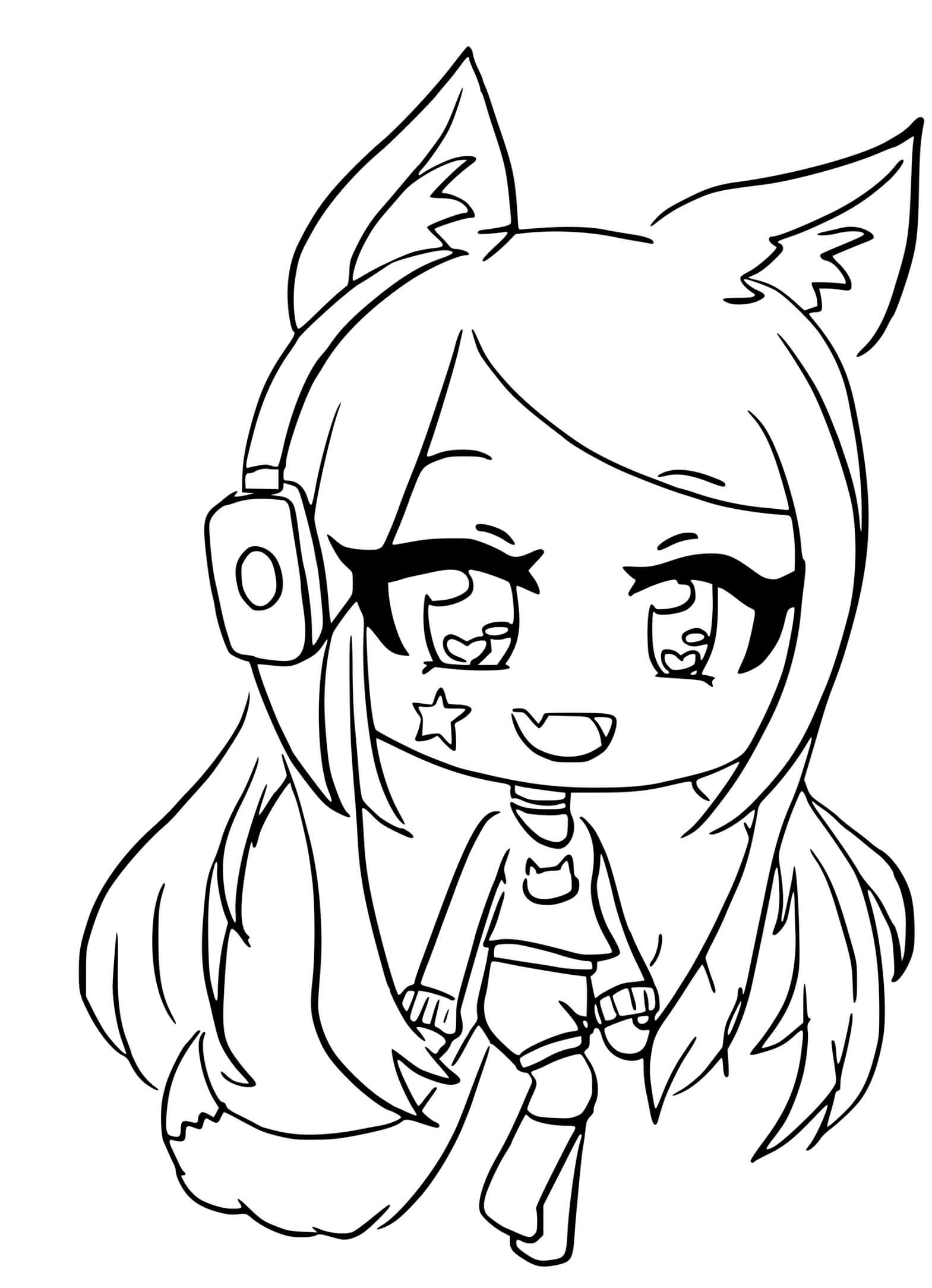 Coloriage Gacha life