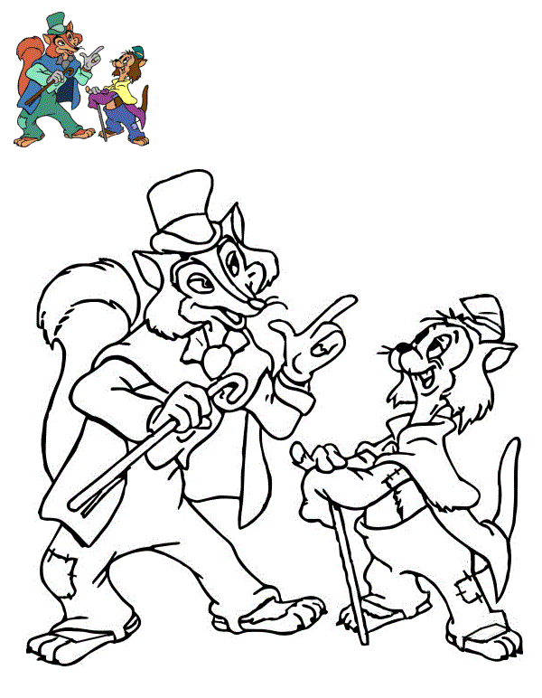 Coloriage Pinocchio