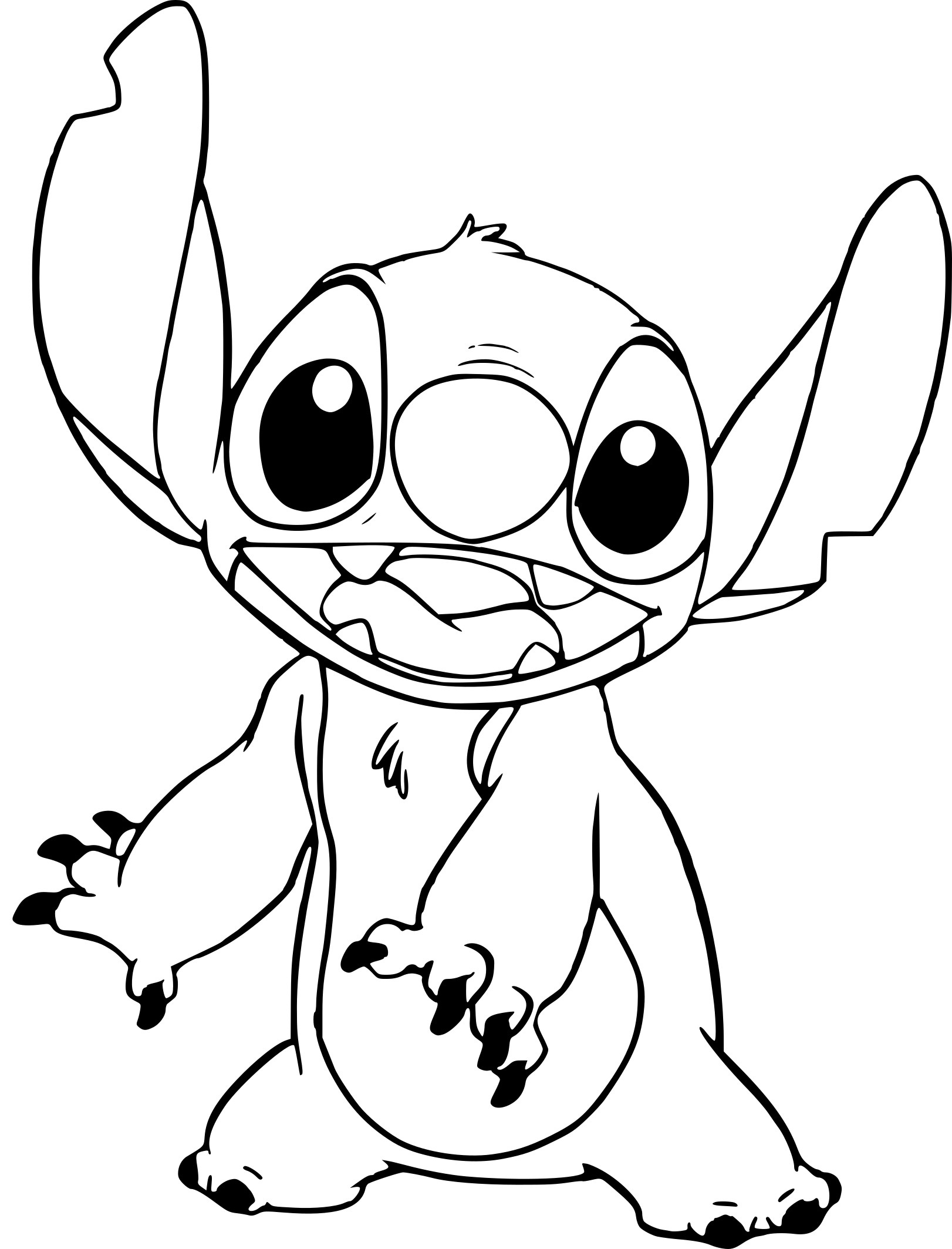 Coloriage Image De Stitch - Stitch à imprimer