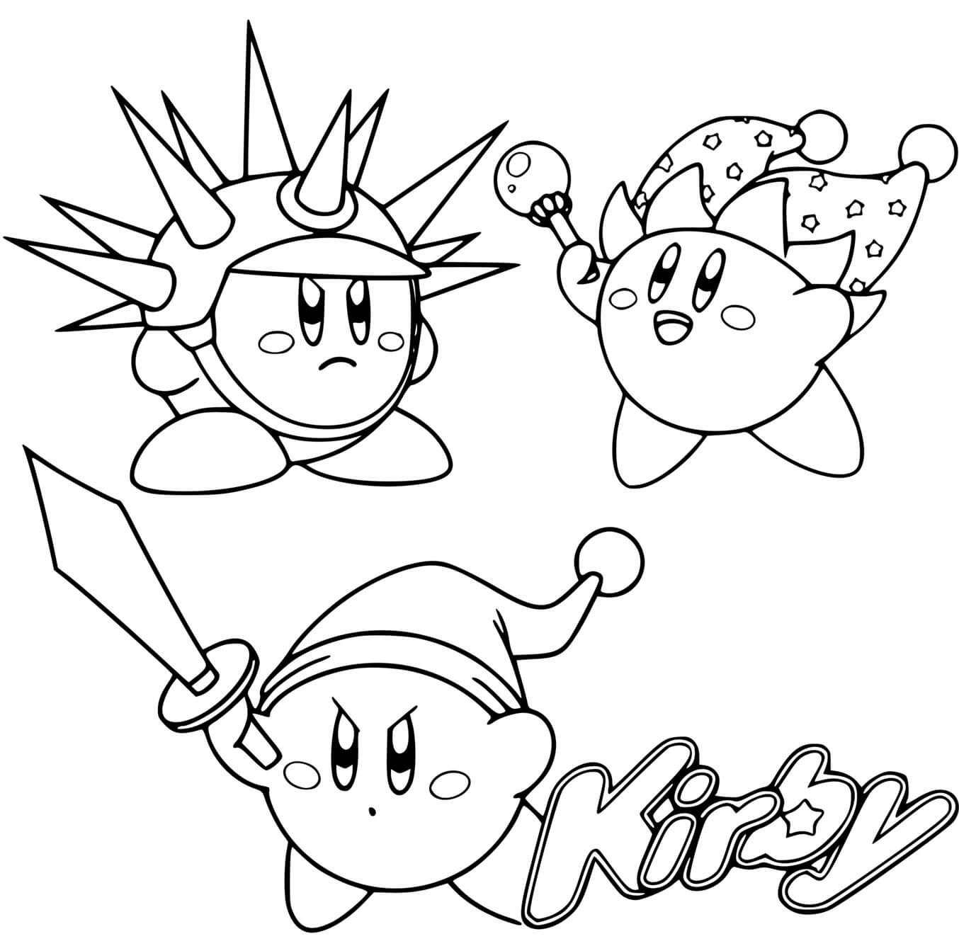 Coloriage Kirby