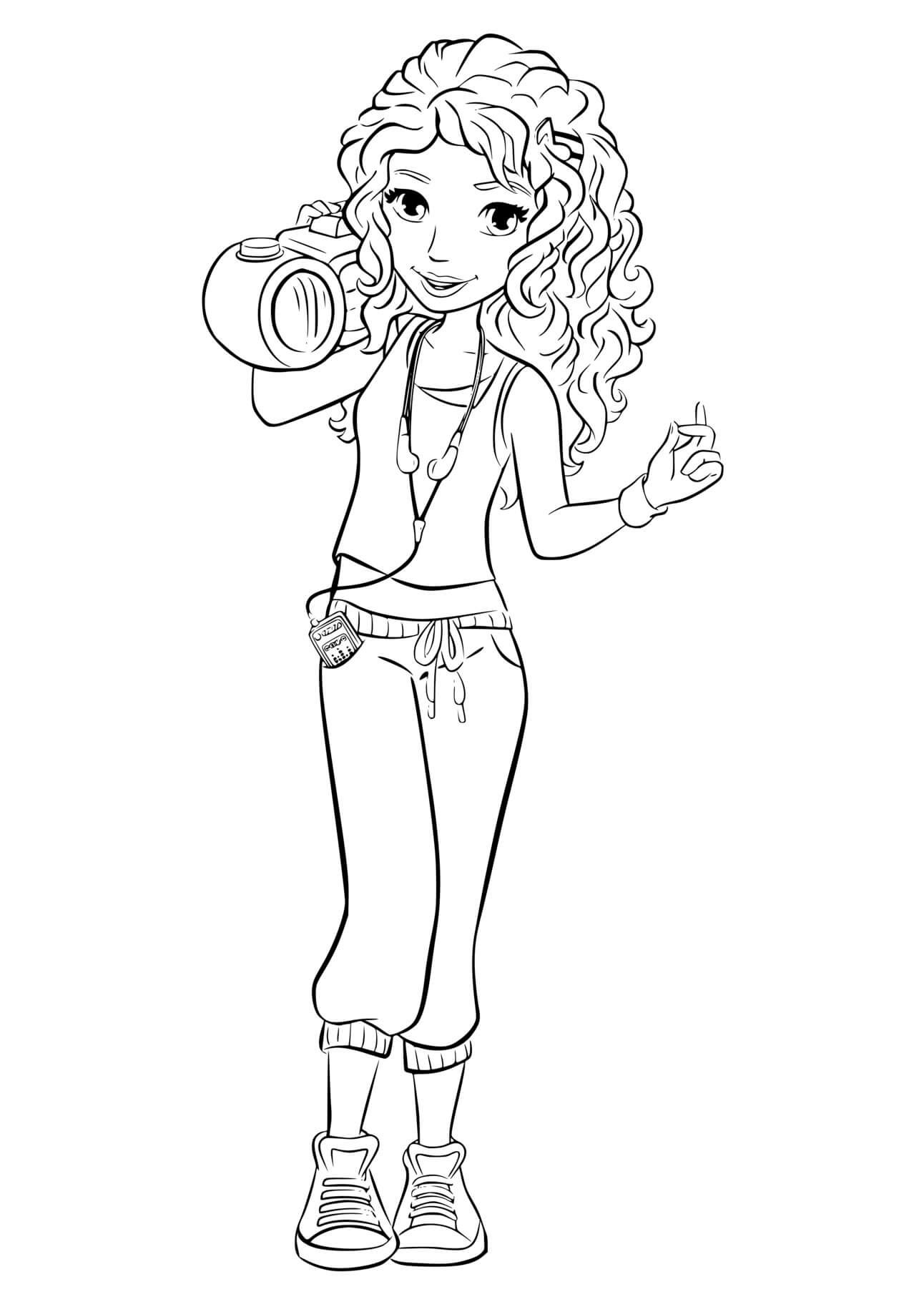 Coloriage Lego friends