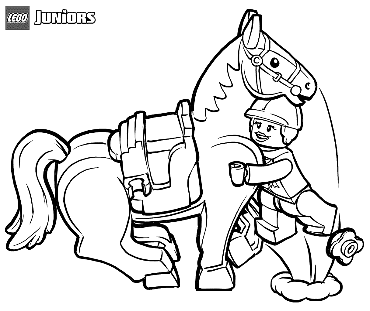 Coloriage Lego junior