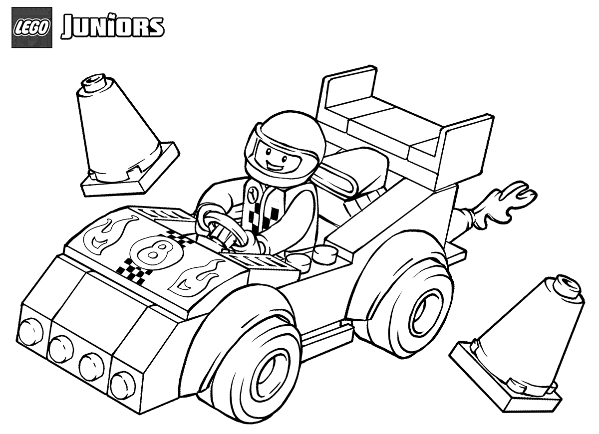 Coloriage Lego junior