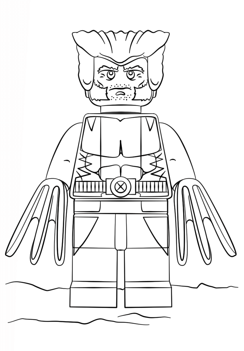 Coloriage Lego Super Heroes