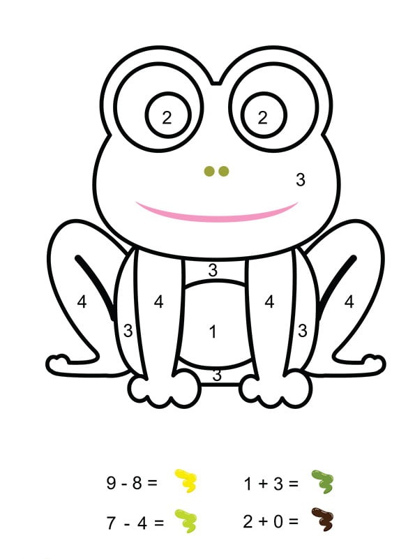 Coloriage Magique Cp Grenouille Verte - Magique à imprimer